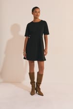 Robe courte en coton - Miniature 1