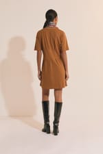 Robe courte en coton - Miniature 2