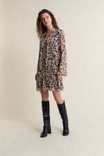 Robe courte à motifs - Miniature 3