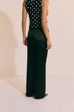 Pantalon droit satiné - Miniature 2