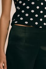 Pantalon droit satiné - Miniature 5