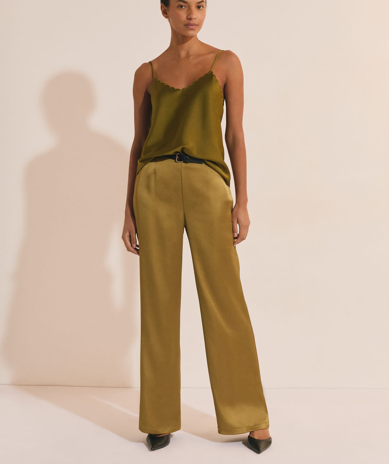 Pantalon droit satiné - Image 3