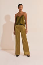 Pantalon droit satiné - Miniature 3