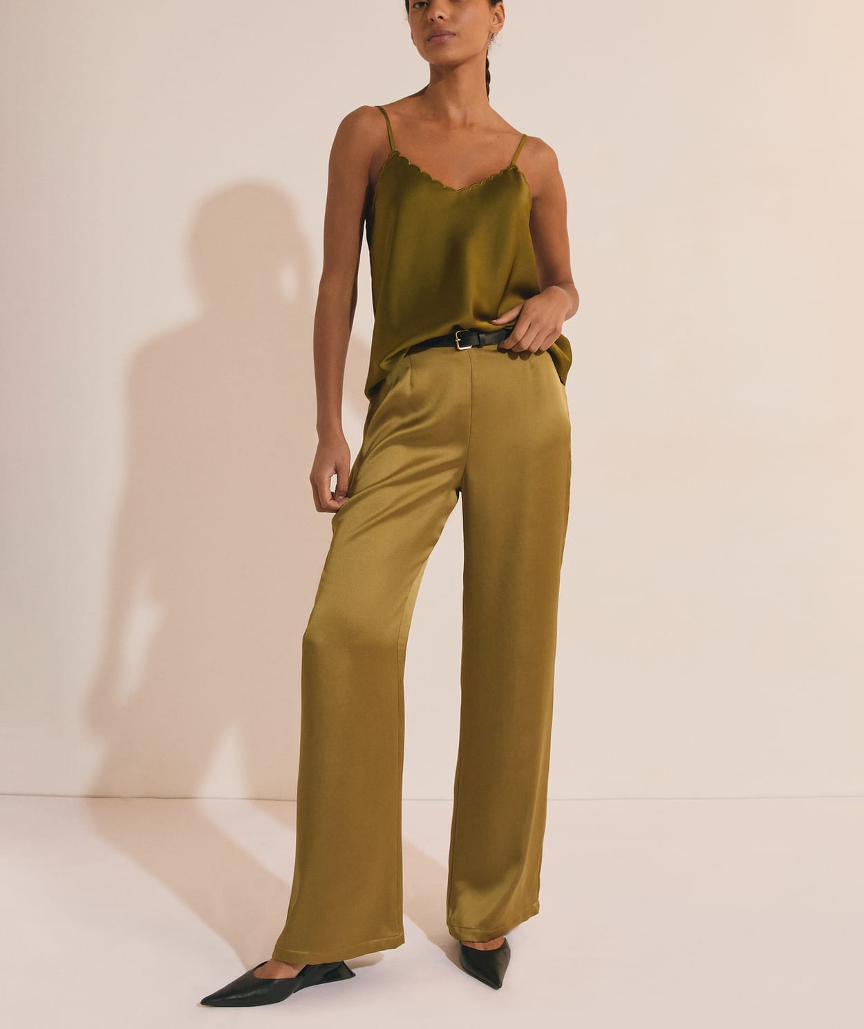 Pantalon droit satiné - Image 4