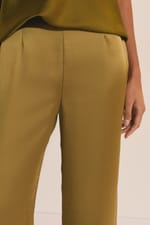 Pantalon droit satiné - Miniature 5