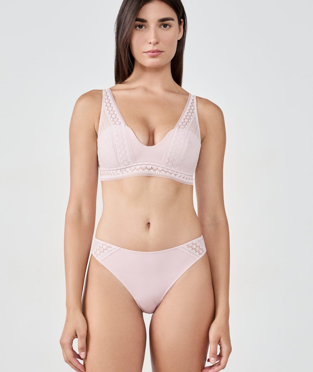 Soutien-gorge triangle en dentelle - Image 3