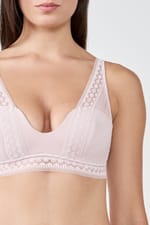 Soutien-gorge triangle en dentelle - Miniature 5