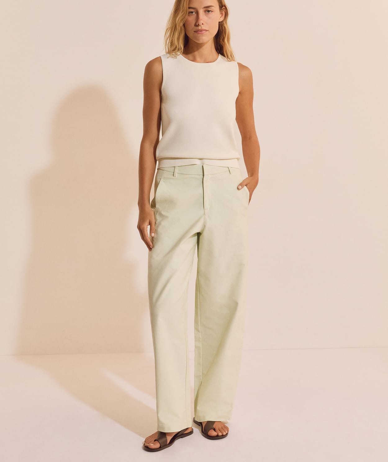 Pantalon barrel avec coton - Image 3