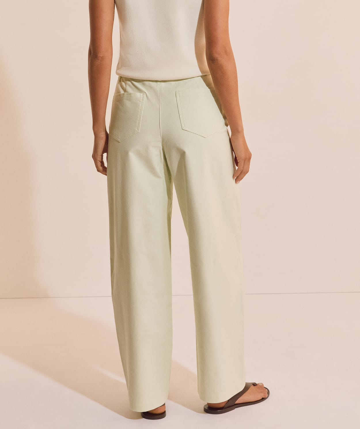 Pantalon barrel avec coton - Image 2