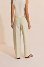 Pantalon barrel avec coton - Miniature 2