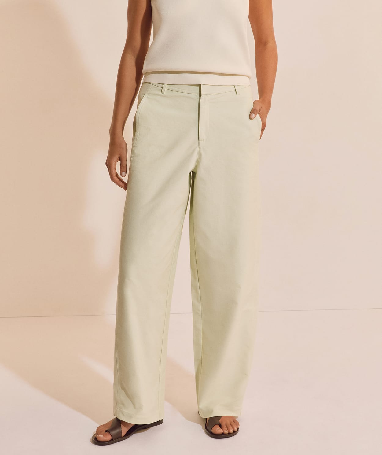 Pantalon barrel avec coton - Image 4
