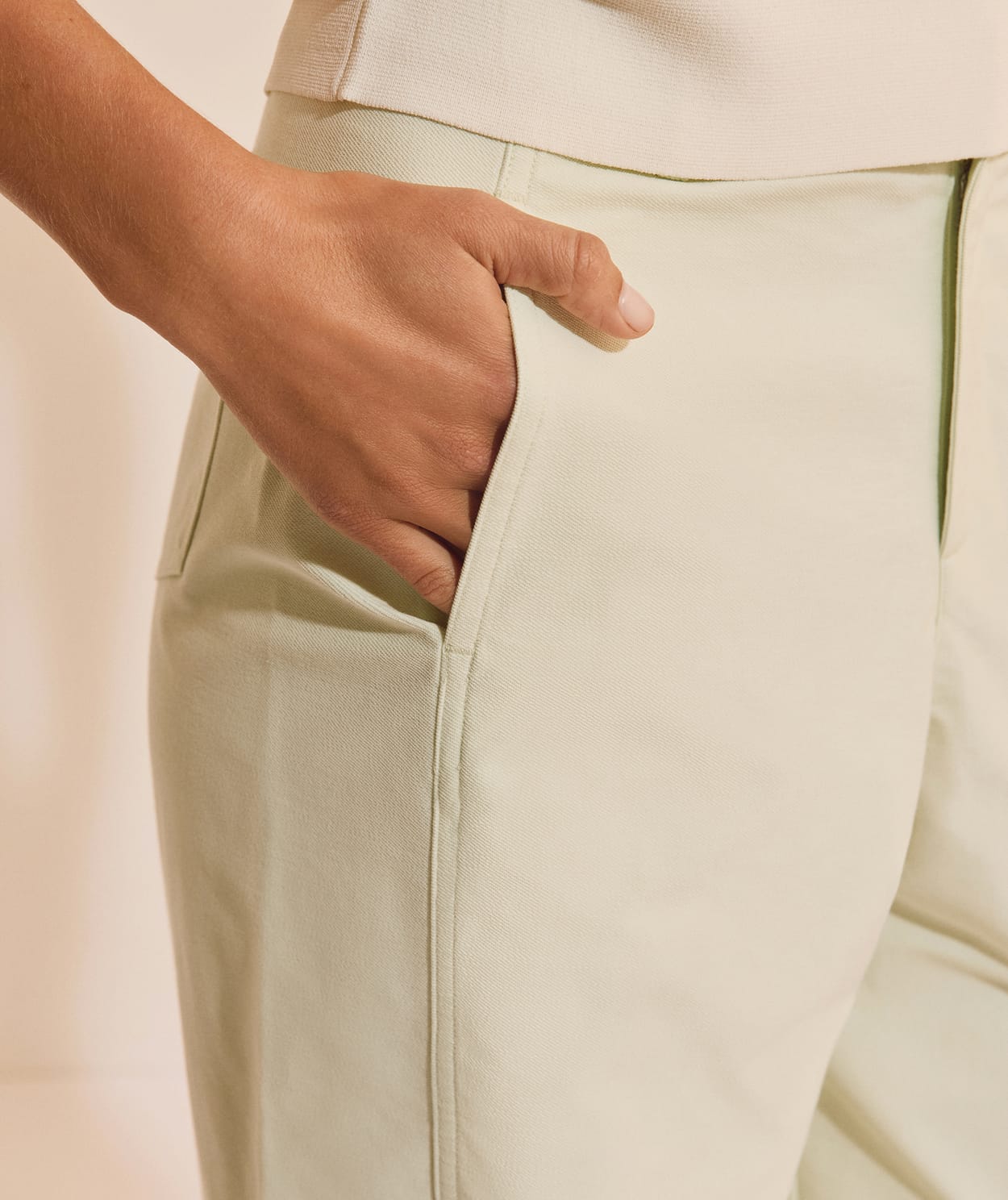 Pantalon barrel avec coton - Image 5