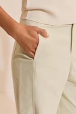 Pantalon barrel avec coton - Miniature 5