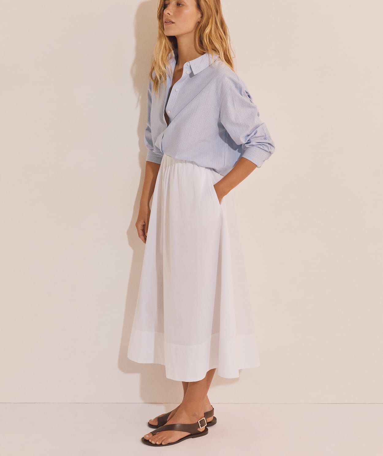 Chemise à rayures avec coton - Image 4
