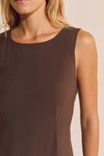 Robe longue sans manches - Miniature 4