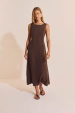 Robe longue sans manches - Miniature 1