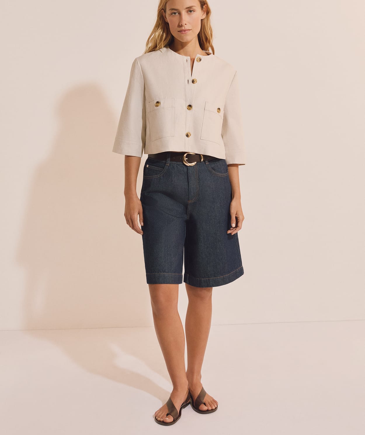 Veste courte en lin - Image 3