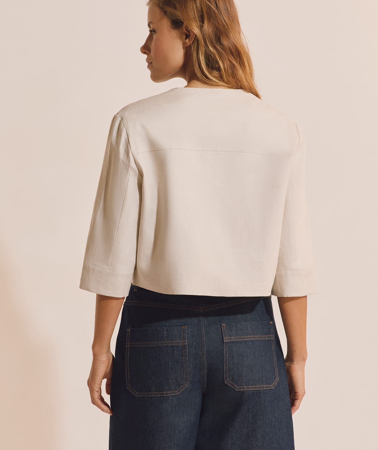 Veste courte en lin - Image 2